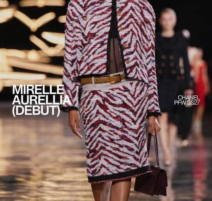 Curi Perhatian! Mirelle Aurelia Tampil Di Runway CHANEL SS 2027